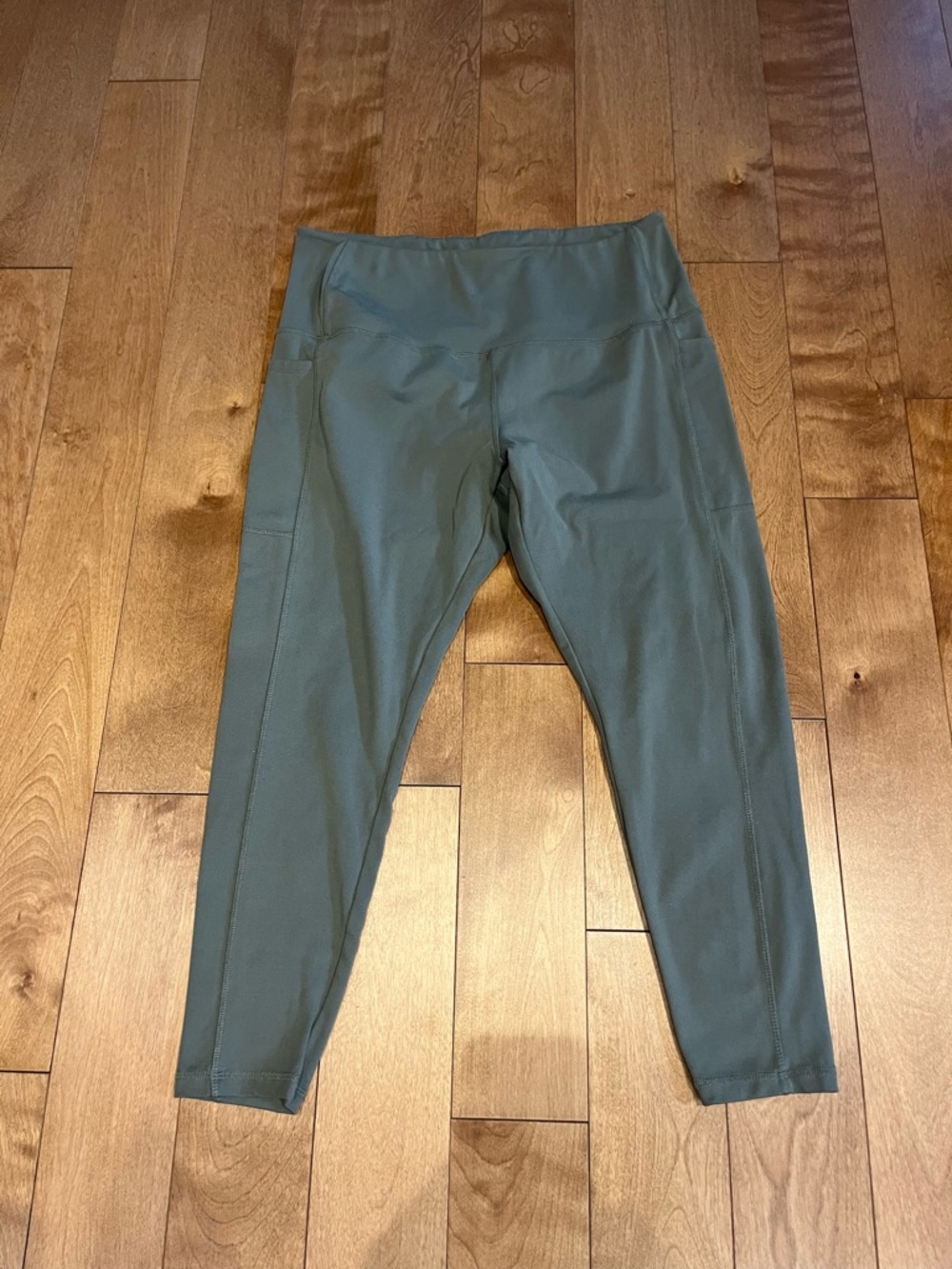 Danskin Olive Green High-Rise Workout Leggings